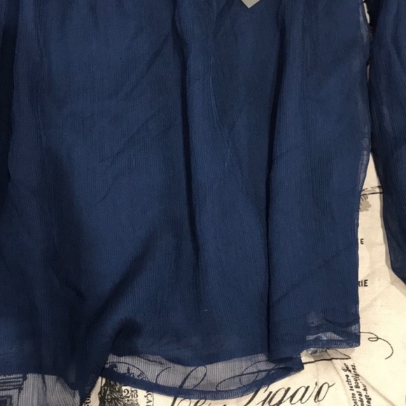 Vince Camuto Off-the-Shoulder Bubble Sleeve Blouse - Picture 5 of 7